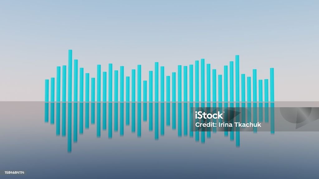 Audio Spectrum Visualizer Soundwave Effect Music Visualizer Background ...