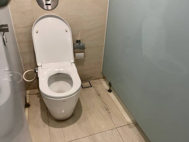 istock Watercloset in toilet stall 1584692703