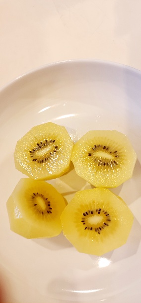 Golden kiwi, sweet and delicious.