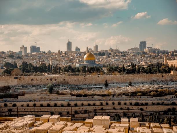 istock Panoramic View of Old City Jerusalem 1584731001