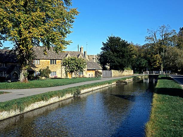 istock Village centre, Lower Slaughter, England. 158475842