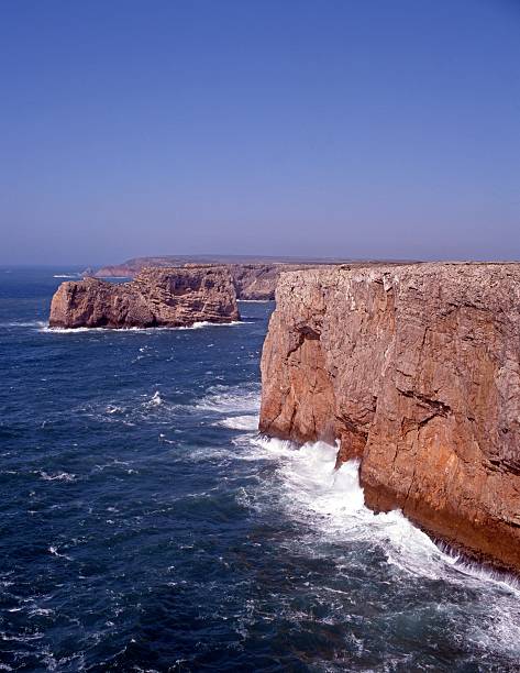 istock Rocky coastline, Cape St. Vincent, Portugal. 158475844