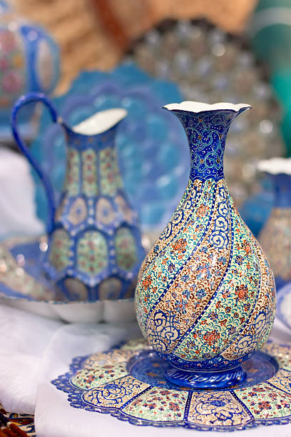 istock Traditional  blue arabic porcelain ware 158476035