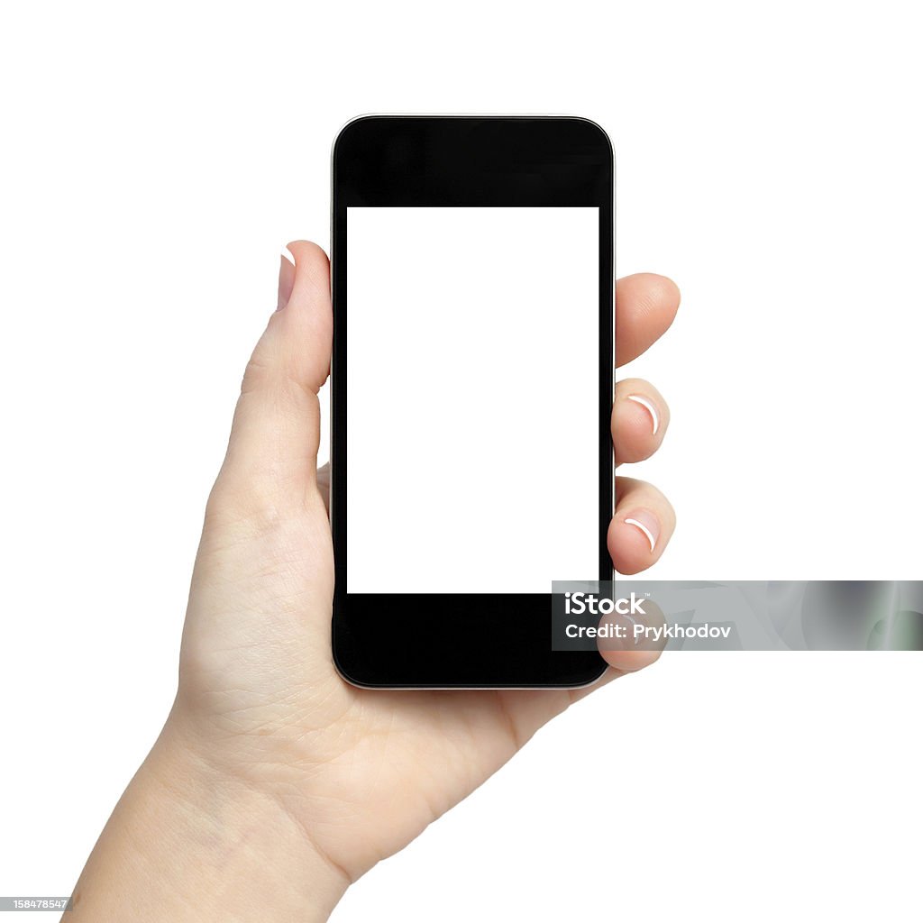 isolated woman hand holding the phone tablet touch computer gadg isolated woman hand holding the phone tablet touch computer gadget with isolated display Advertisement Stock Photo