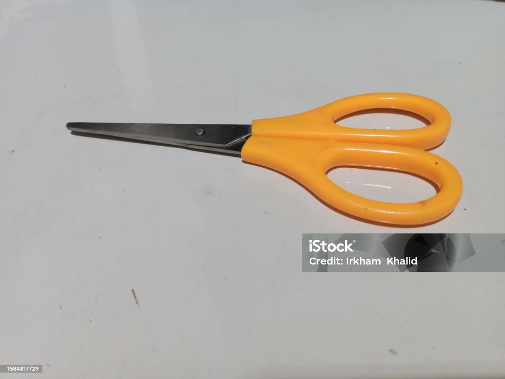 Objects Like Scissors Photo With Scissors Object On White Background Stock Photo - Download ...
