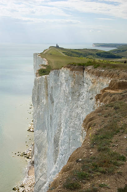 White Cliffs by the Seaside stock photo