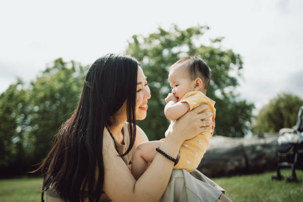 istock Mother And Son Enjoy Time in Nature 1584842930