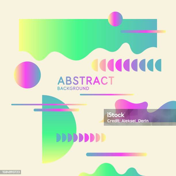 Background Element Basic Abstract Background With Simple Elements An Image With A Composition Of ...