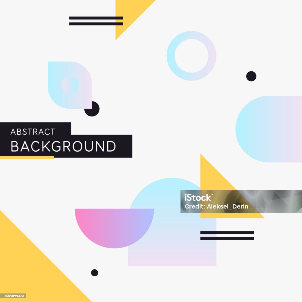Abstract Background With Simple Elements An Image With A Composition Of ...