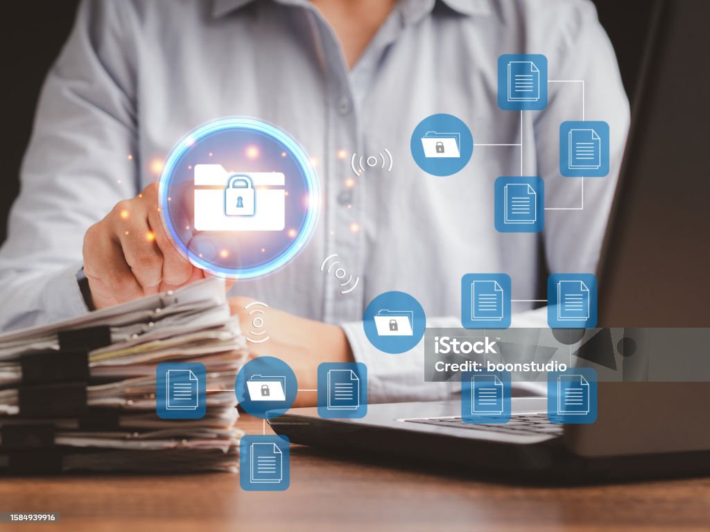 Security Document Management Document Security Concept Document Management System Data Encryption ...