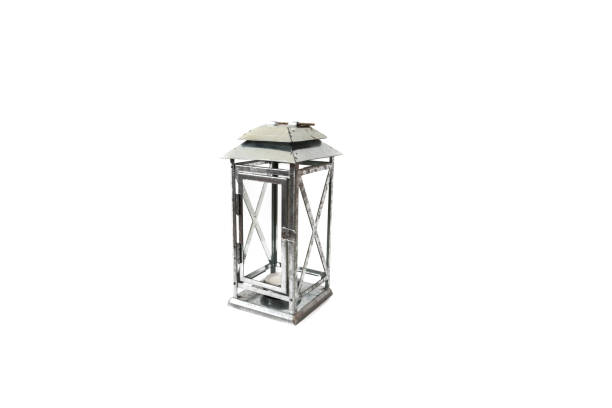 istock A zinc candle holder isolated on a white background. 1584960675