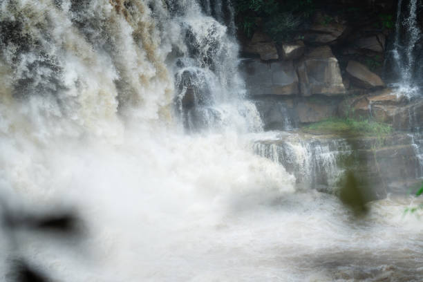 Nature Waterfall in the rain forest,visit the waterfall