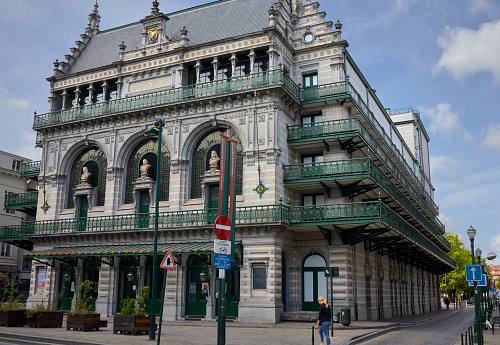 Brussels (Belgium), July 21, 2023. The Royal Flemish Theatre is a theatre in Brussels, Belgium. It is the anchor of the Flemish theatre company in Brussels, which aims to promote professional theatre in the Dutch language in Belgium and abroad.