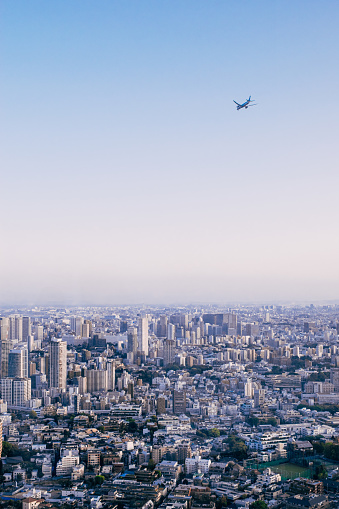 Tokyo, with its iconic skyscrapers and the graceful presence of the plane, paints a striking picture of a metropolis that thrives on dreams, determination, and the courage to soar beyond limits.