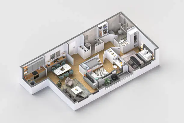 3D Render - 3D Floor Plan