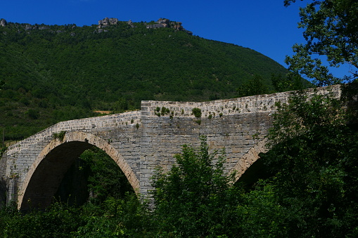 The Prade bridge over the Dourbie, Nant, Aveyron