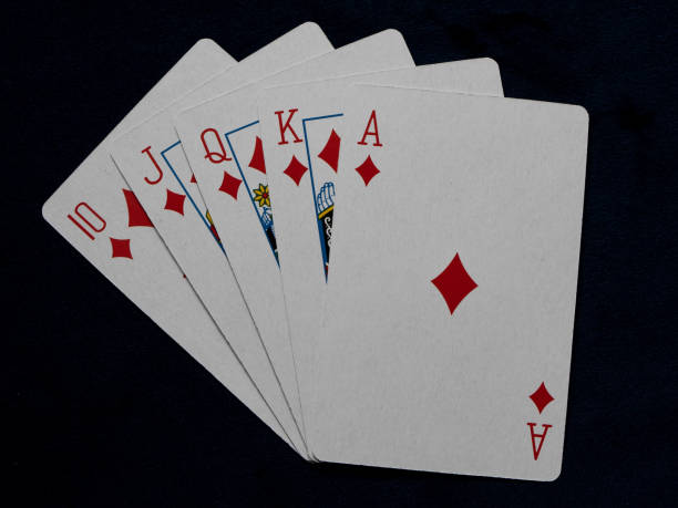 istock Royal Flush of Diamonds. 1585209067