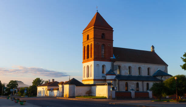 istock Mir church in the morning 1585226827