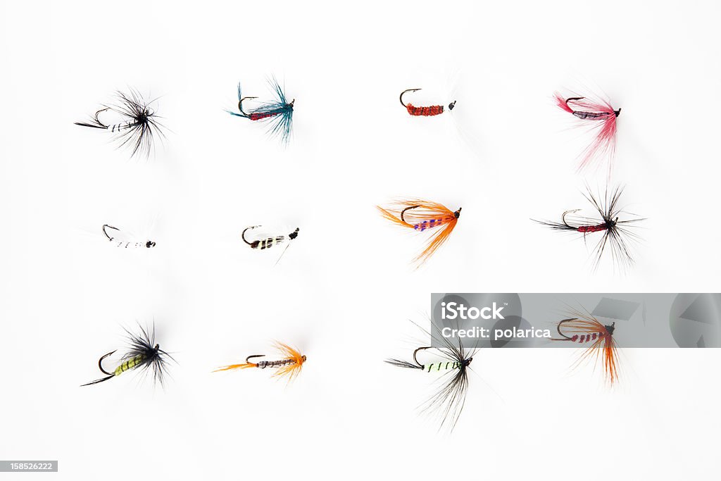 Mouches artificielles - Photo de Pêche à la mouche libre de droits