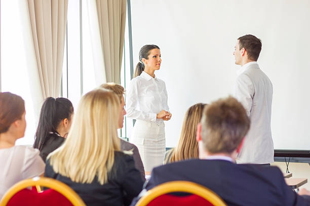 istock Motivational business speech 158529188