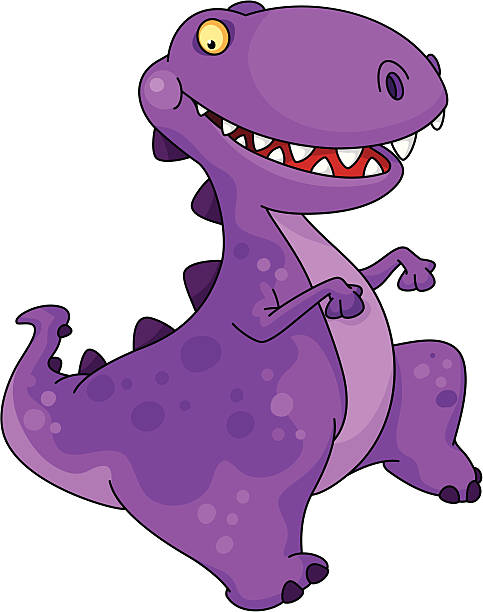 894 Purple Dinosaur Illustrations & Clip Art - iStock | Barney, Pink  dinosaur, Purple hat