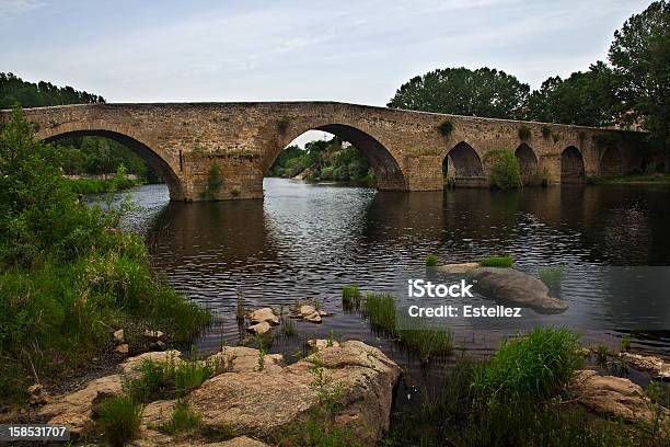 Романский Мост Река Тормес — стоковые фотографии и другие картинки Авила - Авила, Без людей, Горизонтальный
