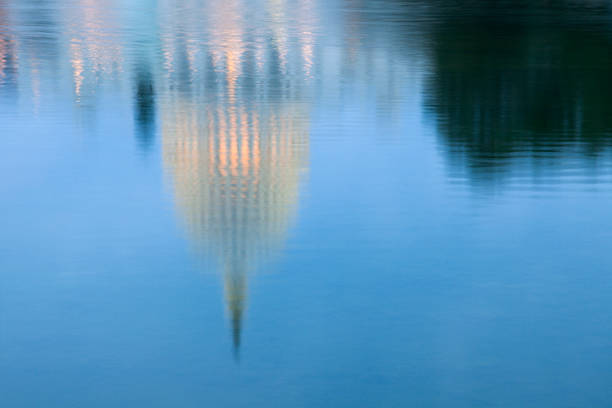 istock The US Capitol reflection in pond 158532415