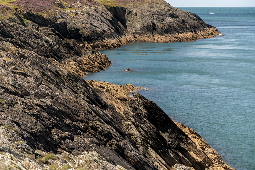 scenic views from bull bay anglesey north wales