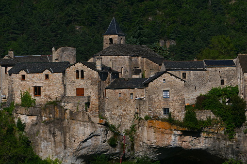 Picturesque village in the Gorges du Tarn in France