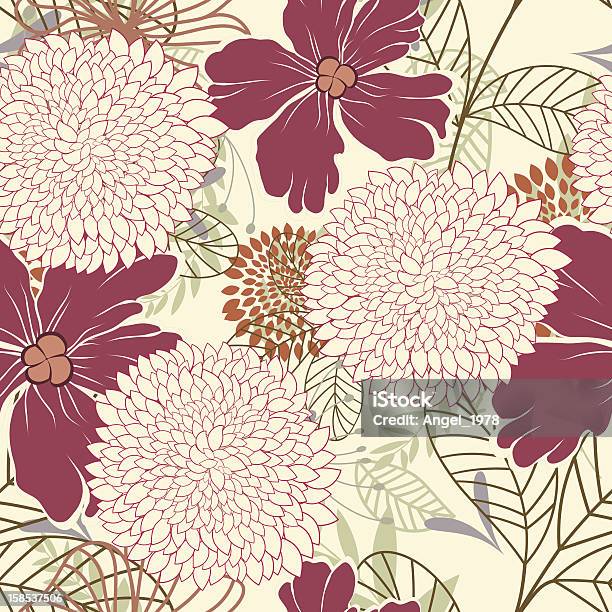 Motif Floral Sans Vecteurs libres de droits et plus d'images vectorielles de Abstrait - Abstrait, Art, Art et Artisanat