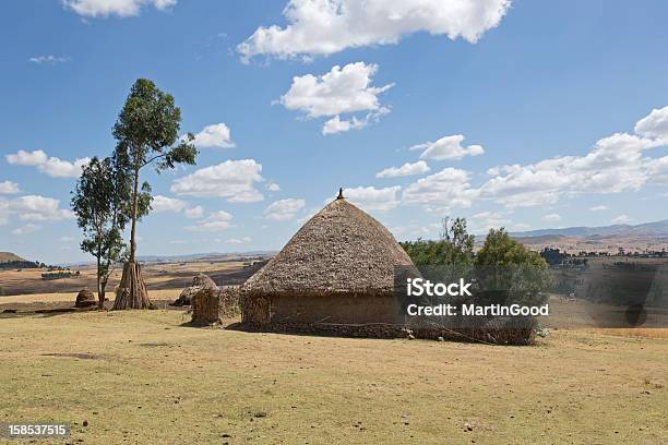 Traditional Thatched House In Africa Stock Photo - Download Image Now - Africa, Agriculture, Architecture