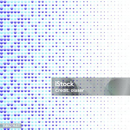 istock Blue and turquoise dots fading to the right 1585394511