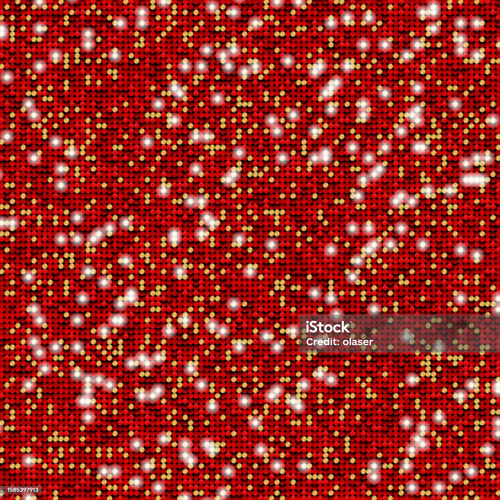 Red And Gold Glitter Background Pattern Stock Illustration - Download