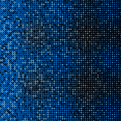 Blue sequin glitter background pattern