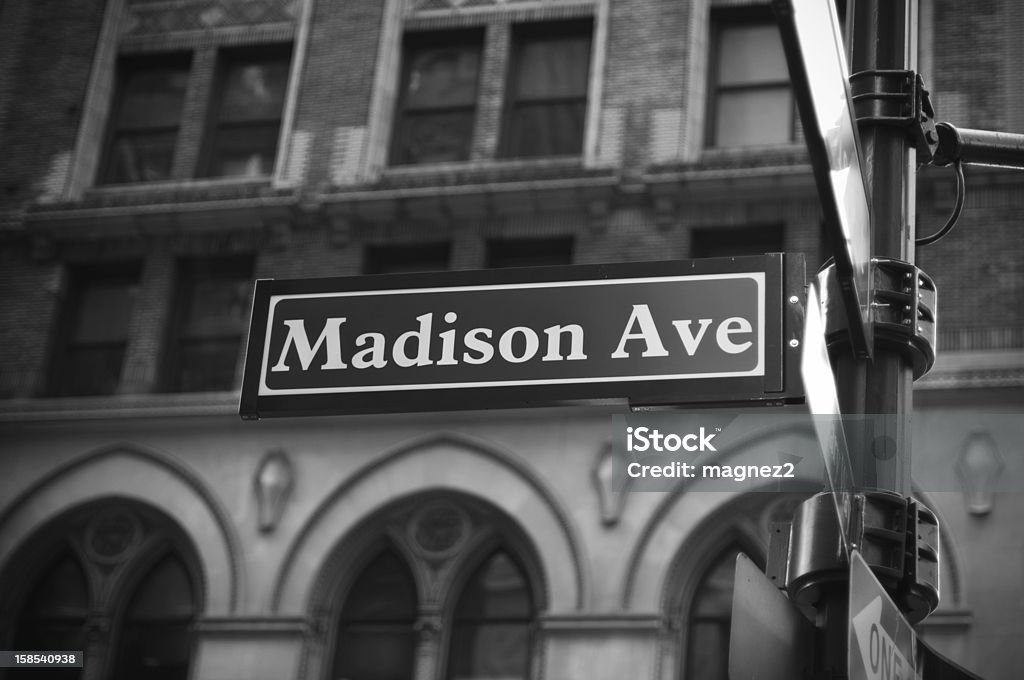 Madison Avenue - Foto de stock de Madison Avenue royalty-free