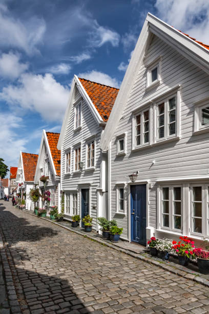 Norway, Scandinavia, Stavanger, Architecture, Blue