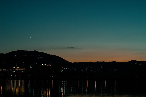 Blue hour shot on Lisi lake