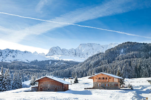 istock Chalet In The Dolomite Alps 158546493