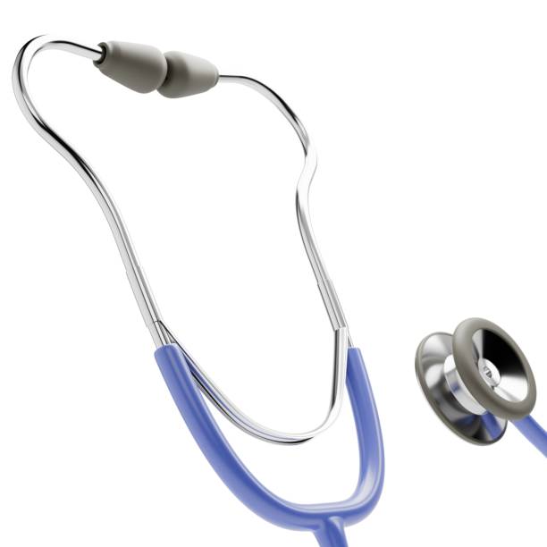 istock Close-up stethoscope 3D render on a transparent background 1585473057