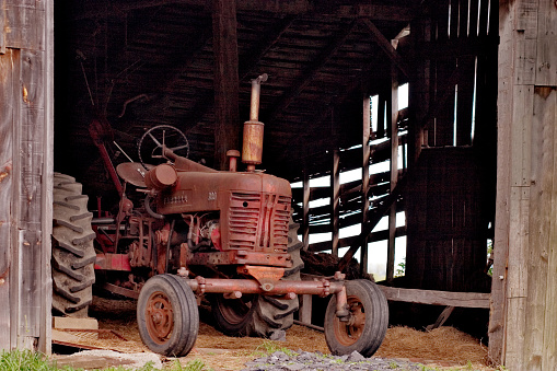 FARMALL 300 in a barn in S. hero, Vermont.