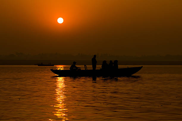 istock Sunrise on the Ganga river 158552704