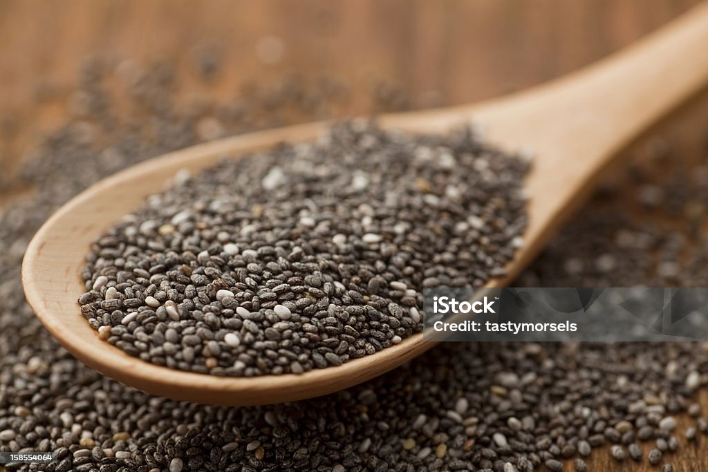 Semi di Chia - Foto stock royalty-free di Alimentazione sana