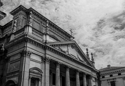 Clock tower of Porto City Hall (Pacos do Concelho), Porto, Portugal