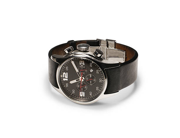 istock men's wrist watch with clipping path 158559400