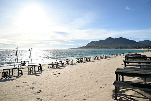 Aceh Beach, Lampuuk beach where you can enjoy the sunset at the western tip of Sumatra