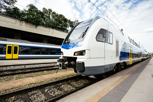 Modern passenger train