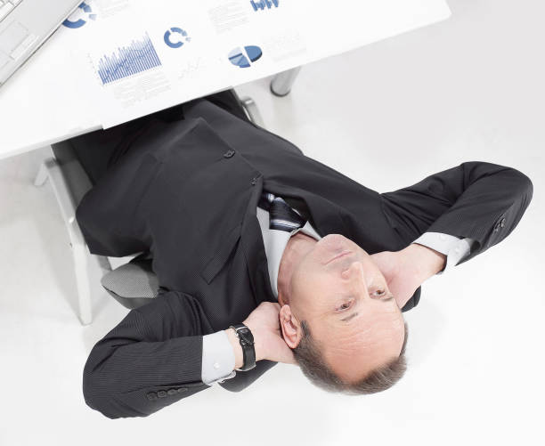 istock top view. responsible businessman looking at the camera 1585664372