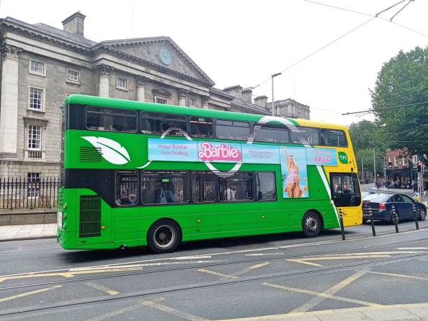 Dublin bus stock photo