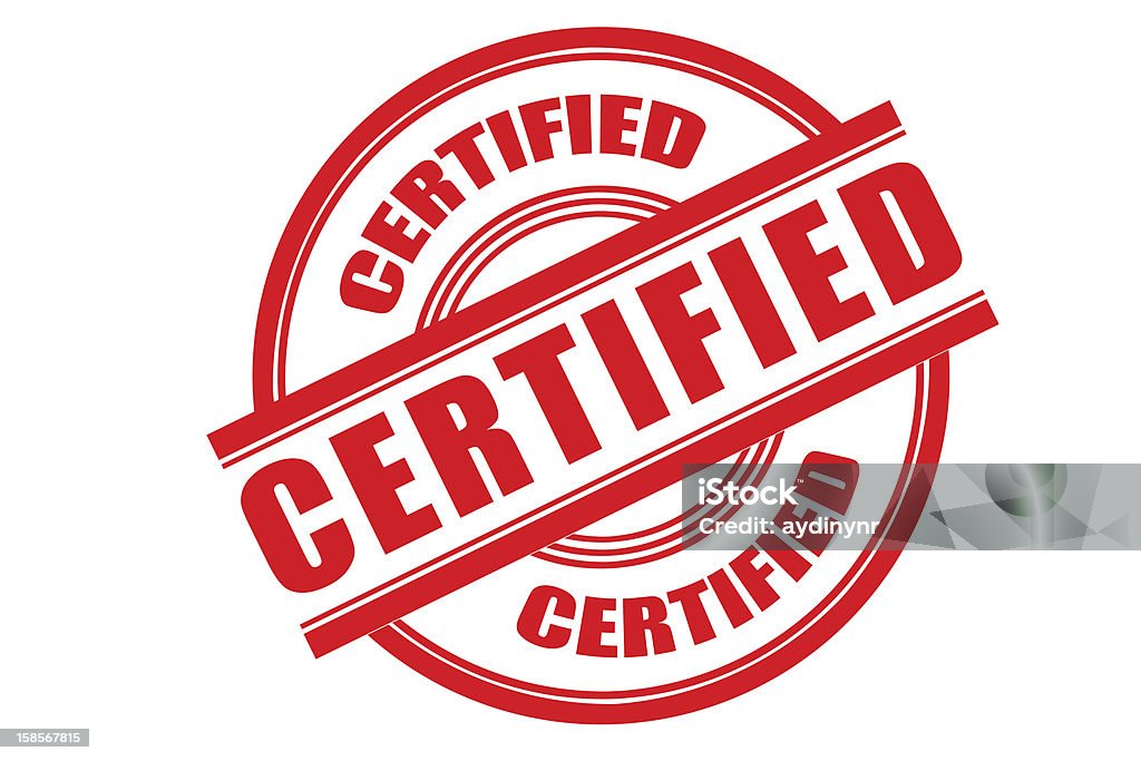 Certificato - Foto stock royalty-free di Certificato