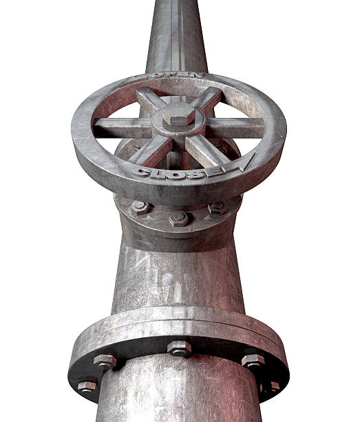 istock Metal Shutoff Valve Perspective 158569948